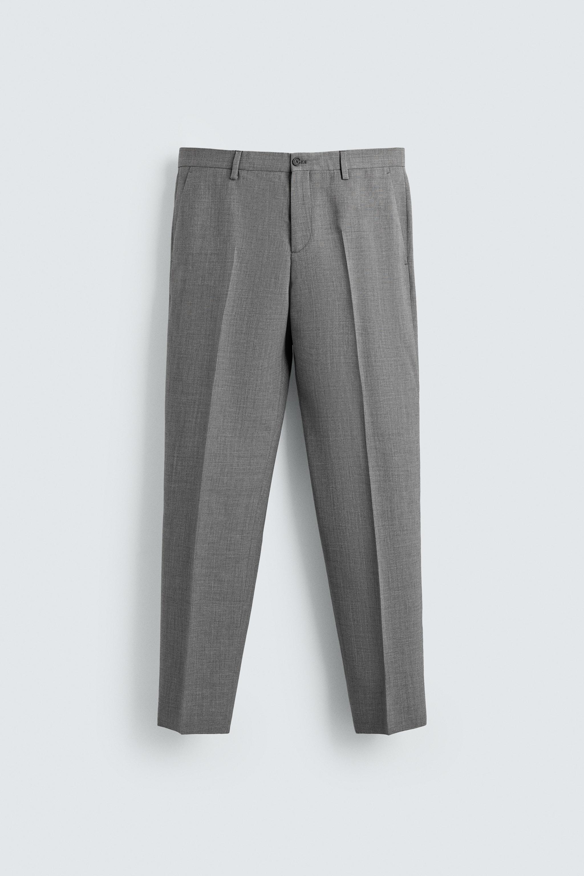 PANTALON DE COSTUME SLIM STRUCTURÉ